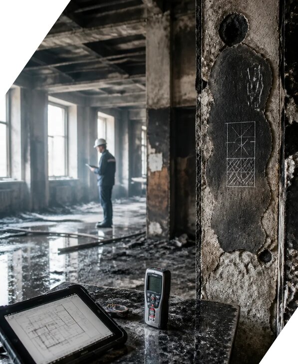 Обследование зданий после пожара в Угличе от 15630 р. | ЭкспертизаРоссия