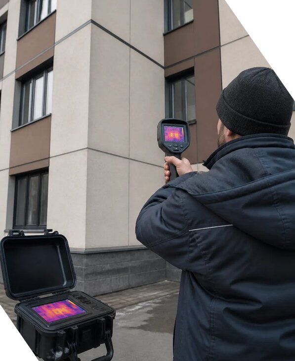 Тепловизионное обследование зданий и сооружений в Угличе